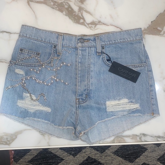 NWT Carmar womens chain shorts - Picture 1 of 7